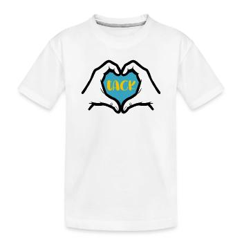 Merci - T-shirt bio Premium Enfant - blanc - Devant