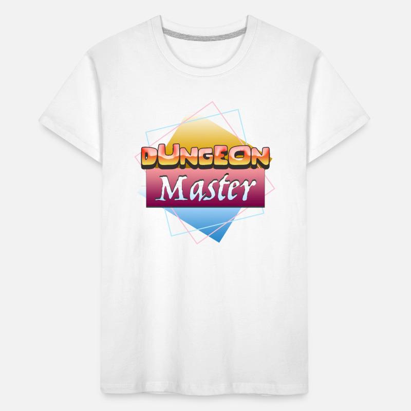 Retro Dungeon Masters Game Design Master Kids' Premium Organic T-Shirt
