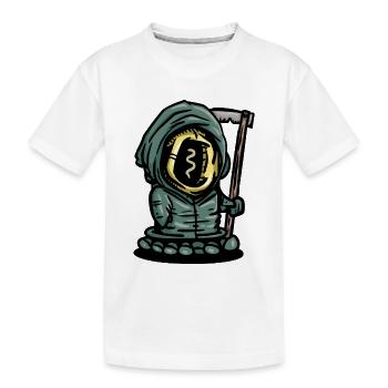 Œil de Cendre avec Hache Fantôme - T-shirt bio Premium Enfant - blanc - Devant