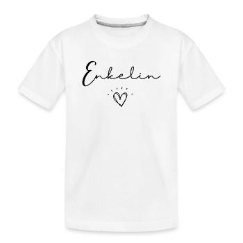 Enkelin - Kinder Premium Bio T-Shirt - Weiß - Vorne