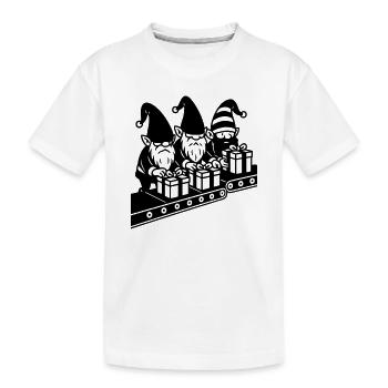 Weight Assembly Line Gifts Factory - Kids' Premium Organic T-Shirt - white - Front