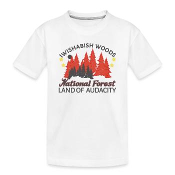 Iwishabish Woods Vintage Look - T-shirt bio Premium Enfant - blanc - Devant