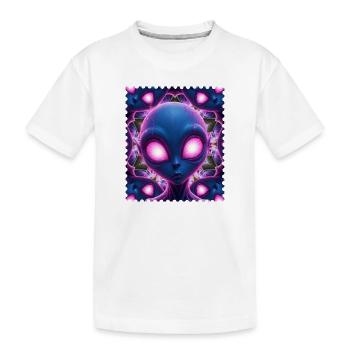 Kaléidoscope néonalie - T-shirt bio Premium Enfant - blanc - Devant