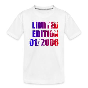 20e anniversaire Édition Limitée 01/2006 - T-shirt bio Premium Enfant - blanc - Devant