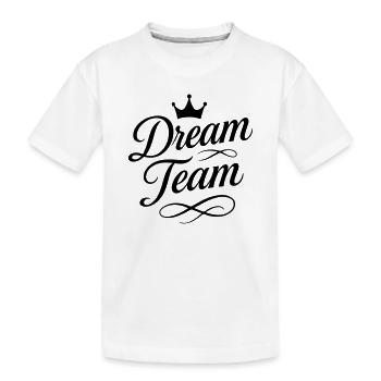 Équipe de rêve - T-shirt bio Premium Enfant - blanc - Devant