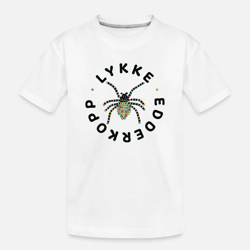 Glücksspinne - Kinder Premium Bio T-Shirt - Weiß