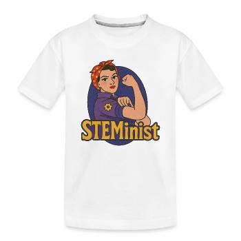 Rosie Power, STEMiniste, - T-shirt bio Premium Enfant - blanc - Devant