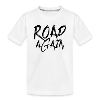 Road Again - T-shirt bio Premium Enfant - blanc - Devant