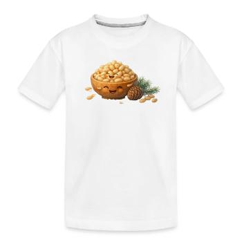 Pignons de pin - T-shirt bio Premium Enfant - blanc - Devant