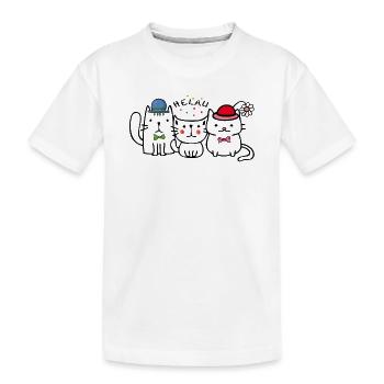 Carnaval Helau - T-shirt bio Premium Enfant - blanc - Devant