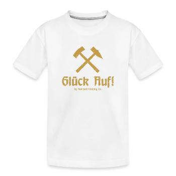 Bonne chance! - Ruhrpott - Zeche - Zollverein - T-shirt bio Premium Enfant - blanc - Devant