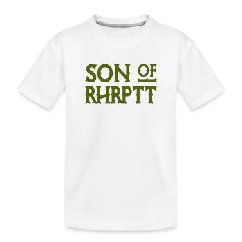 Son of Rhrptt - Ruhrpott - Zeche - Zollverein - Kinder Premium Bio T-Shirt - Weiß - Vorne
