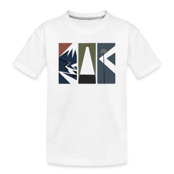 Piece Of Japan - Modern Japanese Art - Kids' Premium Organic T-Shirt - white - Front