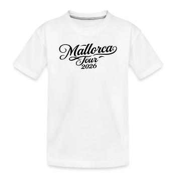 Tournée de Majorque 2026 - T-shirt bio Premium Enfant - blanc - Devant
