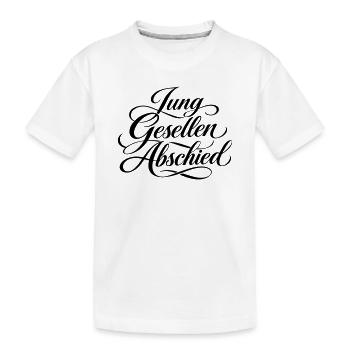Junggesellen Abschied - Kinder Premium Bio T-Shirt - Weiß - Vorne