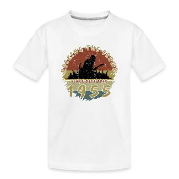 70e anniversaire Faire vibrer la foule GIT 12/1955 - T-shirt bio Premium Enfant - blanc - Devant