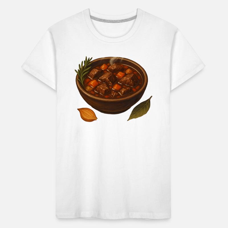 Beef goulash pot Kids' Premium Organic T-Shirt