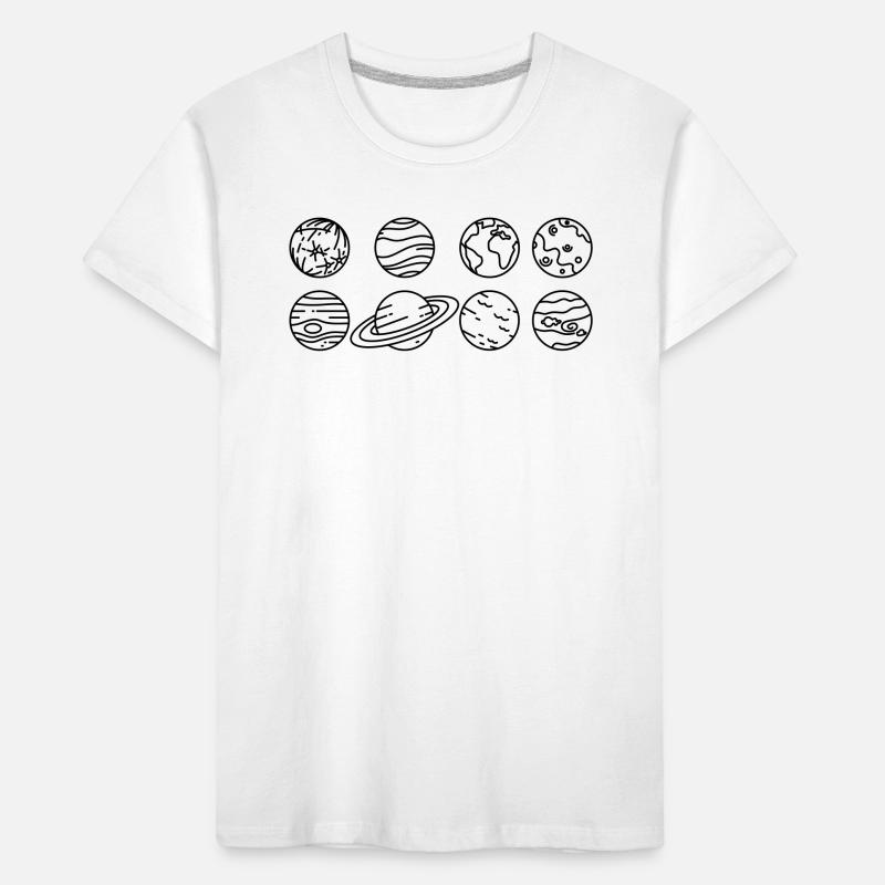 Solar System Planets – Solar System Space Kids' Premium Organic T-Shirt