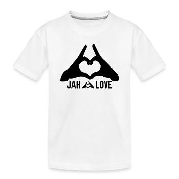 jah love - T-shirt bio Premium Enfant - blanc - Devant
