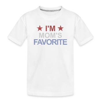 Enfant préféré Je suis le préféré de maman Le lieblin de maman - T-shirt bio Premium Enfant - blanc - Devant