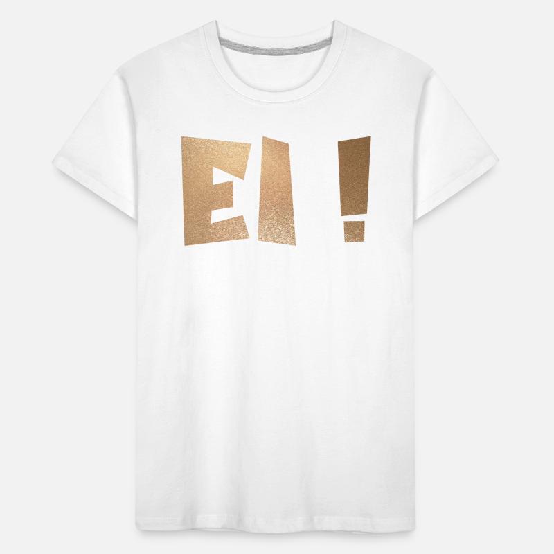 Eggshell Egg Kids' Premium Organic T-Shirt