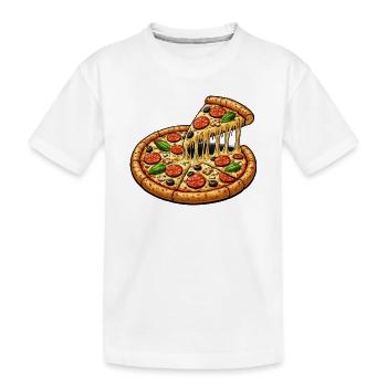 Pizza Motif - T-shirt bio Premium Enfant - blanc - Devant