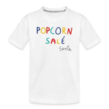 popcorn salé - T-shirt bio Premium Enfant - blanc - Devant