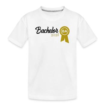 Licence 2026 Remise des diplômes - T-shirt bio Premium Enfant - blanc - Devant