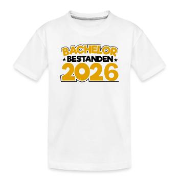 Licence 2026 Remise des diplômes - T-shirt bio Premium Enfant - blanc - Devant