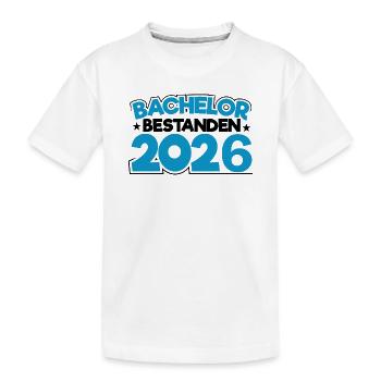 Licence 2026 Remise des diplômes - T-shirt bio Premium Enfant - blanc - Devant