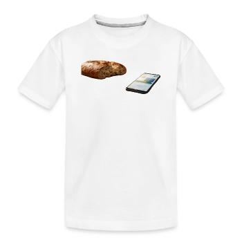 Pain - T-shirt bio Premium Enfant - blanc - Devant