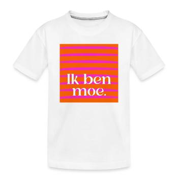 Je suis fatigué - T-shirt bio Premium Enfant - blanc - Devant