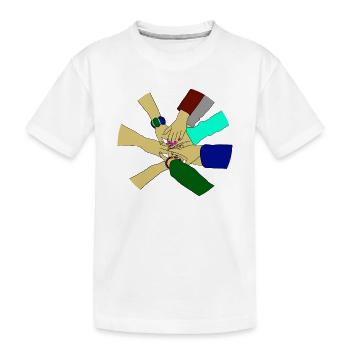 Amitié - T-shirt bio Premium Enfant - blanc - Devant