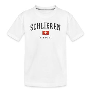 Schlieren – identité suisse de Zurich - T-shirt bio Premium Enfant - blanc - Devant
