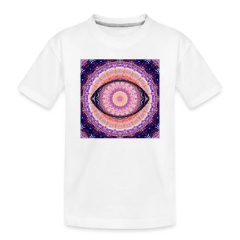 Œil de la Vérité - T-shirt bio Premium Enfant - blanc - Devant