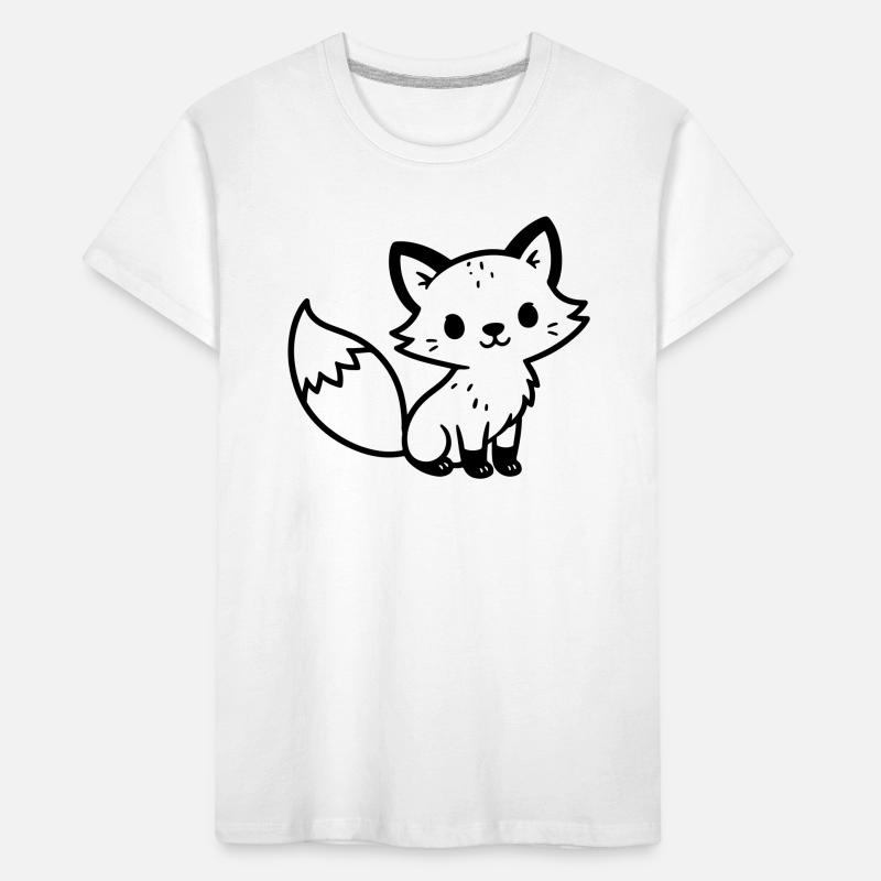 fox cute Kids' Premium Organic T-Shirt