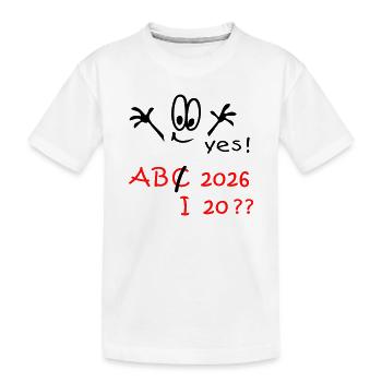 Abitur de rentrée scolaire 2026 ? - T-shirt bio Premium Enfant - blanc - Devant