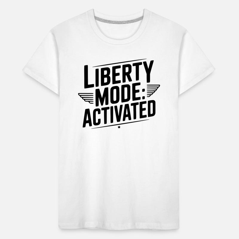 Liberty Mode: Activated Kids' Premium Organic T-Shirt