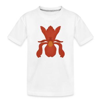 Flamme d’Iris Cramoisi - T-shirt bio Premium Enfant - blanc - Devant