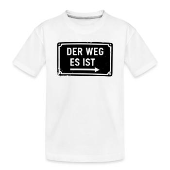 La Voie Est - C’est La Voie - Voie Lactée - T-shirt bio Premium Enfant - blanc - Devant
