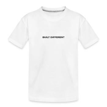 Construit différemment - T-shirt bio Premium Enfant - blanc - Devant