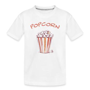 Costume de carnaval Costume de popcorn pour femmes, Popcorn - T-shirt bio Premium Enfant - blanc - Devant