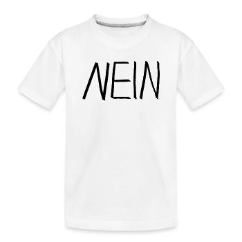 Non - T-shirt bio Premium Enfant - blanc - Devant
