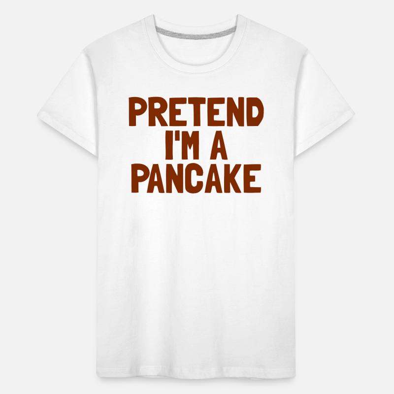 Stell dir vor, ich bin ein Pfannkuchenfrühstück Ha Kinder Premium Bio T-Shirt