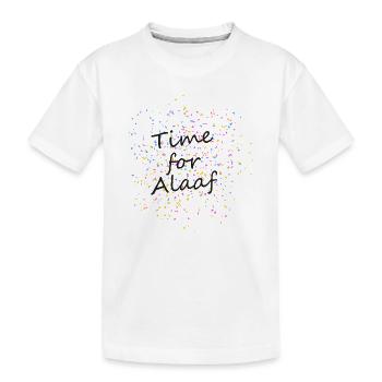 Cologne Carnival - Time for Alaaf - Carnival Shirt - Kids' Premium Organic T-Shirt - white - Front