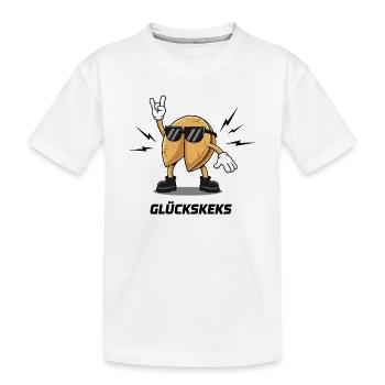 Fortune Cookie Rock Music Carnival Costume - T-shirt bio Premium Enfant - blanc - Devant