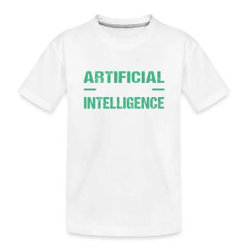 Intelligence artificielle GPT - T-shirt bio Premium Enfant - blanc - Devant