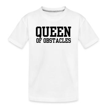 Reine des Obstacles - T-shirt bio Premium Enfant - blanc - Devant