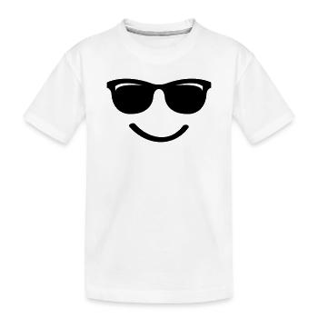 Sourire - T-shirt bio Premium Enfant - blanc - Devant