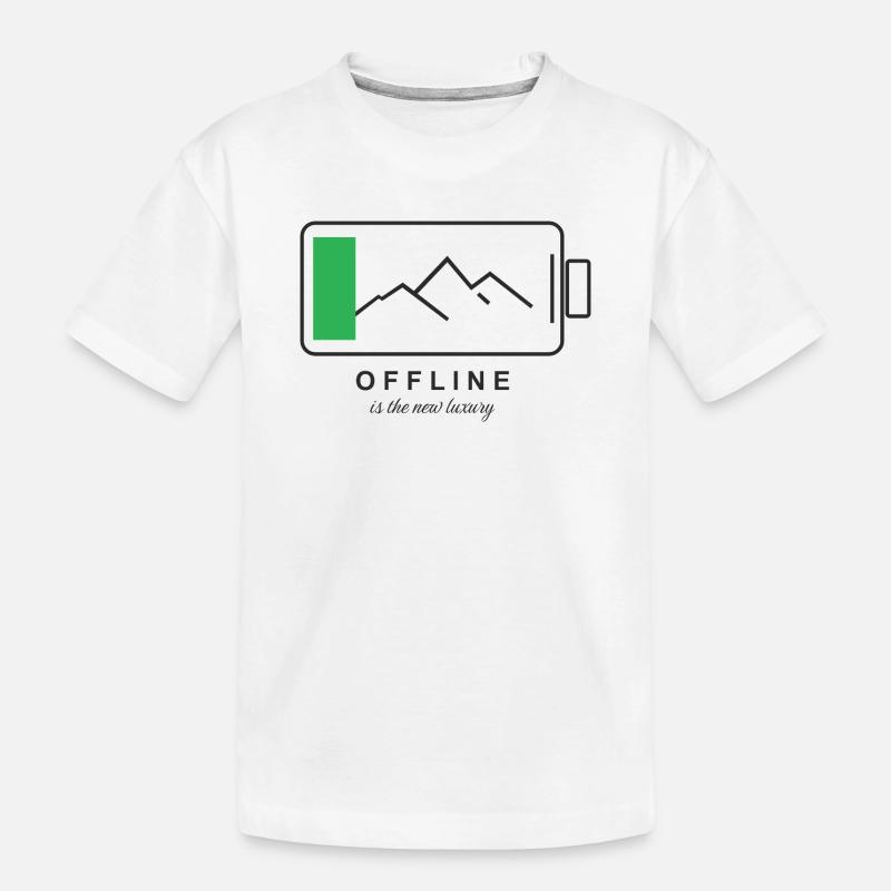 Digitale Entgiftung - Kinder Premium Bio T-Shirt - Weiß